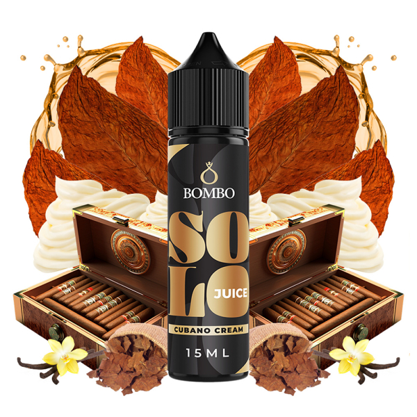 Příchuť Bombo Solo Juice Cubano Cream - Kubánský doutník, vanilkový krém