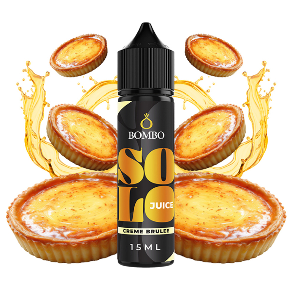 Příchuť Bombo Solo Juice Creme Brulee - Vanilkový krém, karamel