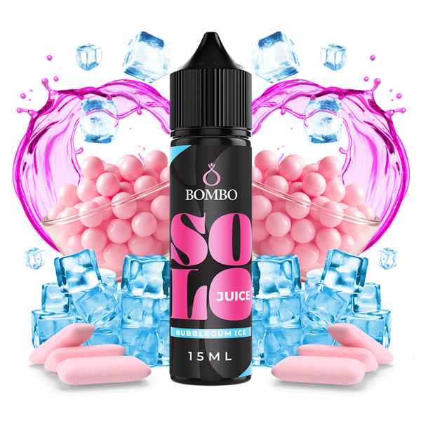 Příchuť Bombo Solo Juice Bubblegum Ice - Ledová žvýkačka