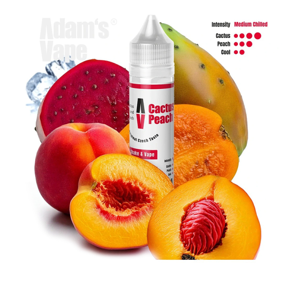Příchuť Adam's Vape Cactus Peach -  Kaktus, broskev