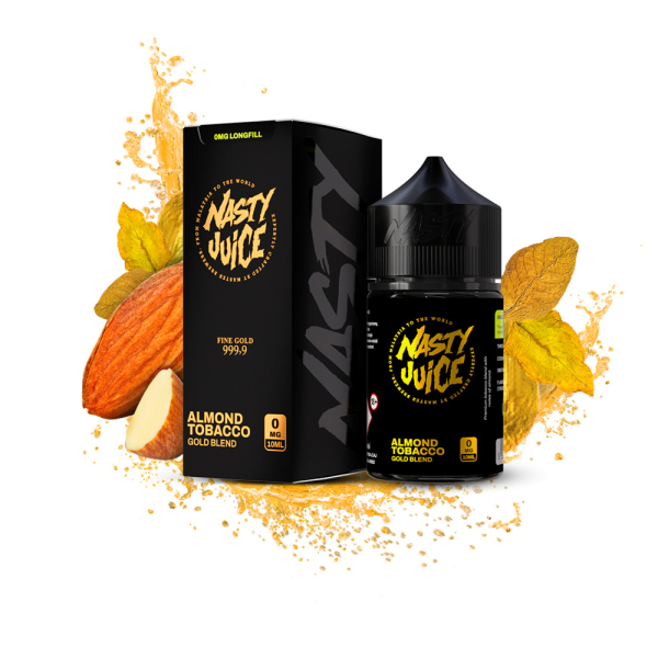 Příchuť Nasty Juice Gold Blend - Tabák, mandle
