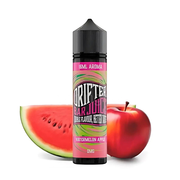Příchuť Drifter Bar Juice Watermelon Apple  - Vodní meloun, jablko (16 ml)