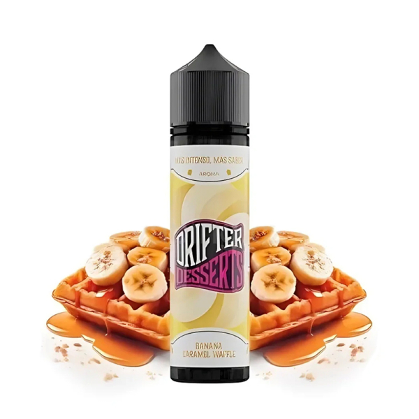 Příchuť Drifter Desserts Banana Caramel Waffle - Vafle s banánem, karamel (16 ml)