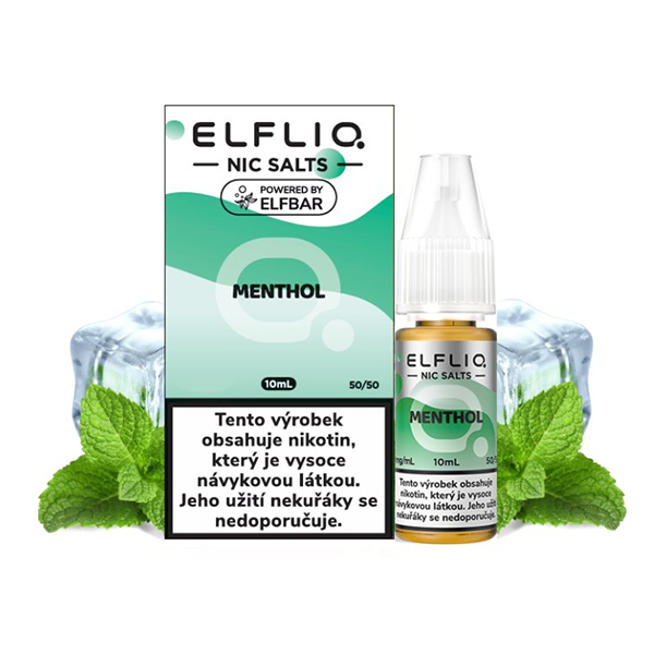 E-liquid ELF BAR ELFLIQ Nic SALT Menthol - Mentol (10 ml)