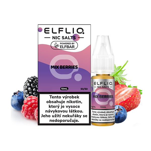E-liquid ELF BAR ELFLIQ Nic SALT Mix Berries - Lesní směs (10 ml)