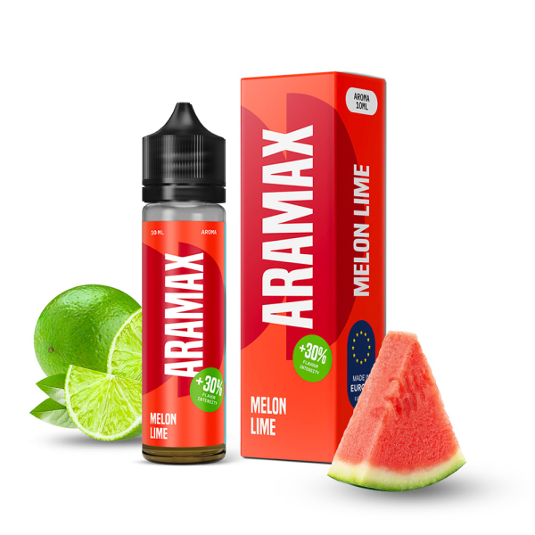 Příchuť Aramax Melon Lime - Meloun, limetka