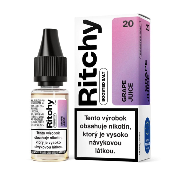 E-liquid Ritchy Salt Grape Juice - Hroznov&eacute; v&iacute;no (10 ml)