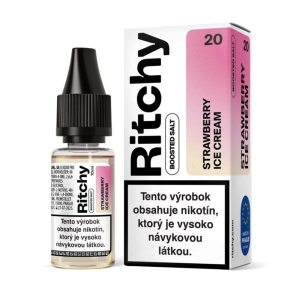 E-liquid Ritchy Salt Strawberry Ice Cream - Jahodov&aacute; zmrzlina (10 ml)