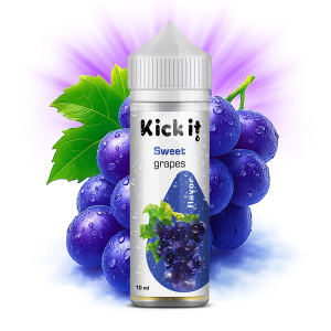 Příchuť Kick it Sweet Grapes - Hroznové víno
