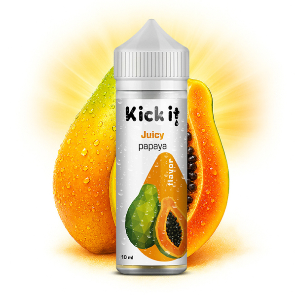 Příchuť Kick it Juicy Papaya - Šťavnatá papája