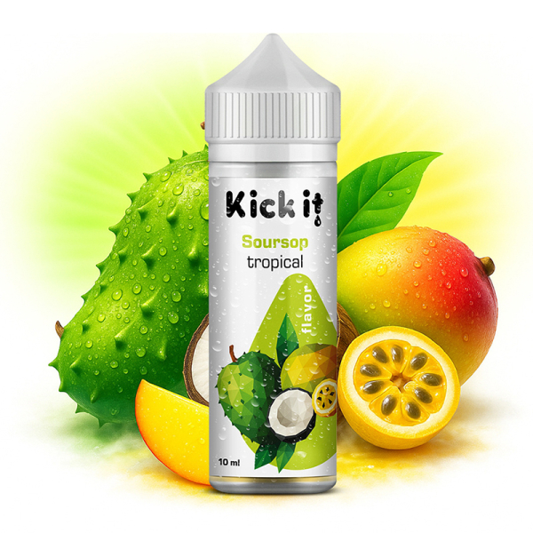 Příchuť Kick it Soursop Tropical - Graviola, tropické ovoce