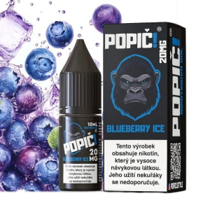 E-liquid Popič! Salt Blueberry Ice - Ledová borůvka