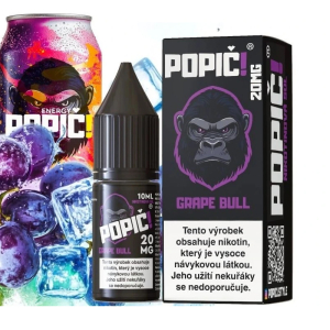 E-liquid Popič! Salt Grape Bull - Hroznový energy drink