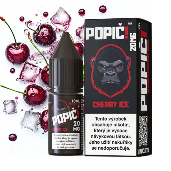 E-liquid Popič! Salt Cherry Ice - Ledová třešeň