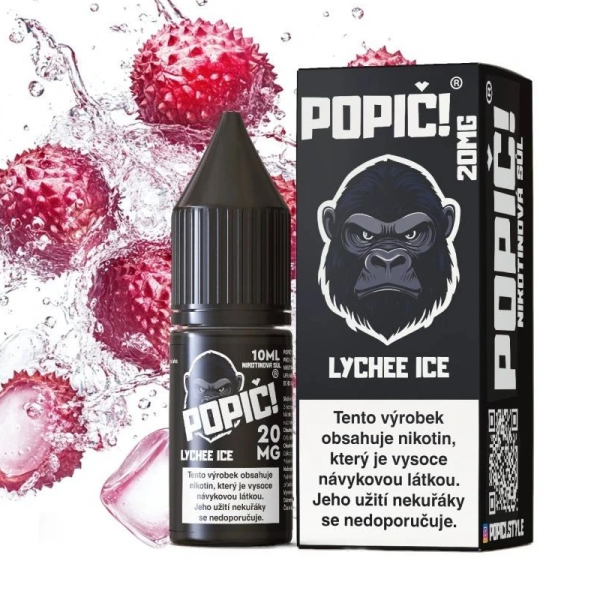 E-liquid Popič! Salt Lychee Ice - Ledové liči