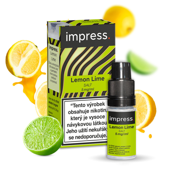 E-liquid Impress Salt Lemon Lime - Citron, limetka