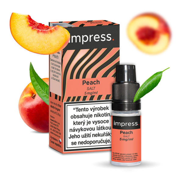 E-liquid Impress Salt Peach - Broskev