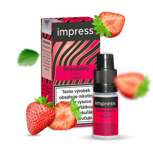 E-liquid Impress Salt Strawberry - Jahoda