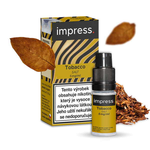 E-liquid Impress Salt Tobacco - Tradiční tabák