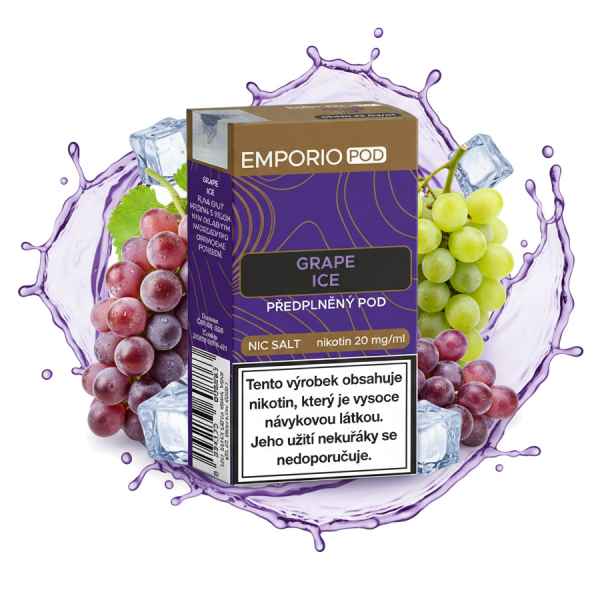 Emporio POD předplněná cartridge Grape Ice - Ledové hrozny