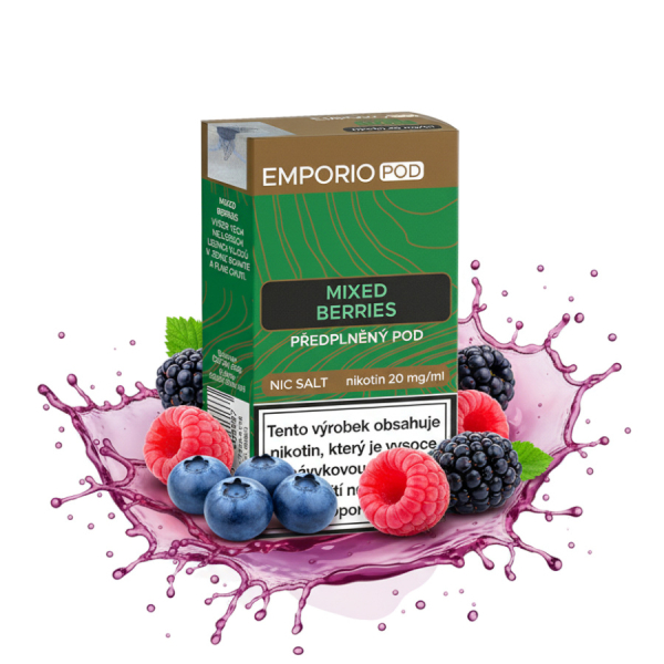 Emporio POD předplněná cartridge Mixed Berries - Lesní směs