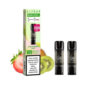 Elf Bar ELFA Pods cartridge 2Pack Strawberry Kiwi - Jahoda, kiwi (20 mg)