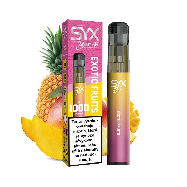 SYX Bar jednorázová elektronická cigareta Exotic Fruits - Gumové bonbóny
