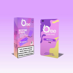 Nikotinové filmy OREE Hrozno 20 ks (1 mg)