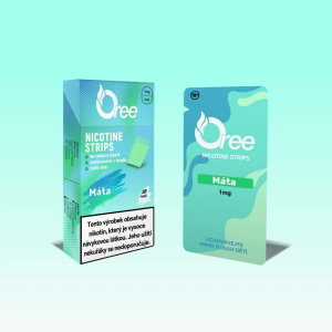 Nikotinové filmy OREE Máta 20 ks (1 mg)
