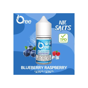 E-liquid OREE Salt Blueberry Raspberry - Borůvka, malina