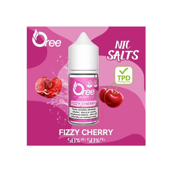 E-liquid OREE Salt Fizzy Cherry - Třešňová limonáda