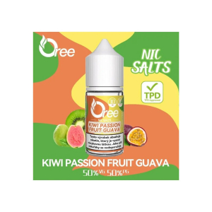 E-liquid OREE Salt Kiwi Passion Fruit Guava - Kiwi, marakuja, guava