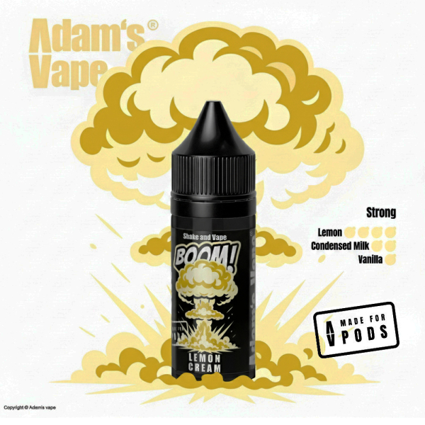 Příchuť Adam's Vape Boom Lemon Cream - Citronový krém