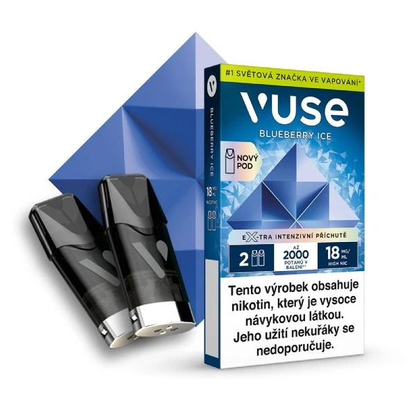 Vuse ePod Pro předplněná cartridge Blueberry Ice - Ledová borůvka (18 mg)