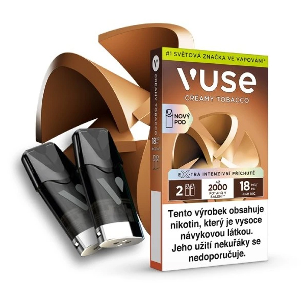 Vuse ePod Pro předplněná cartridge Creamy Tobacco - Krémový tabák (18 mg)