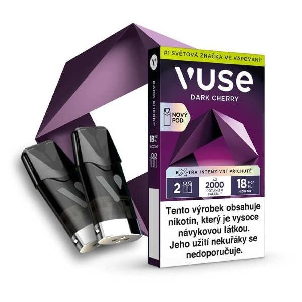 Vuse ePod Pro předplněná cartridge Dark Cherry - Třešeň, červené ovoce (18 mg)