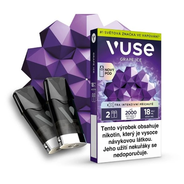 Vuse ePod Pro předplněná cartridge Grape Ice - Ledové hrozny (18 mg)