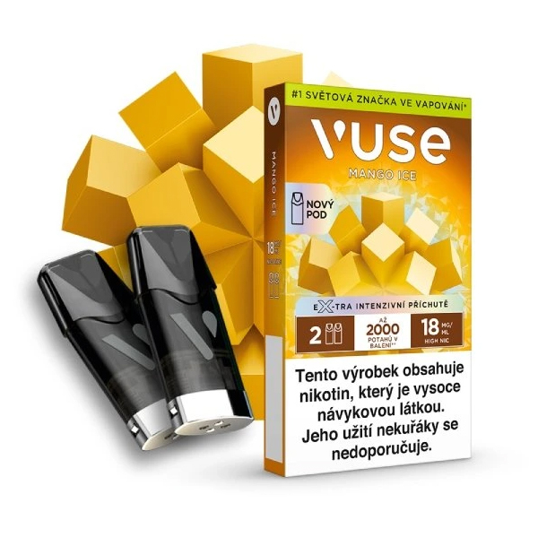 Vuse ePod Pro předplněná cartridge Mango Ice - Ledové mango (18 mg)