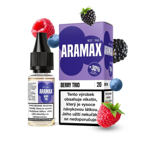 E-liquid Aramax Salt Berry Trio - Ostružina, jahoda, borůvka
