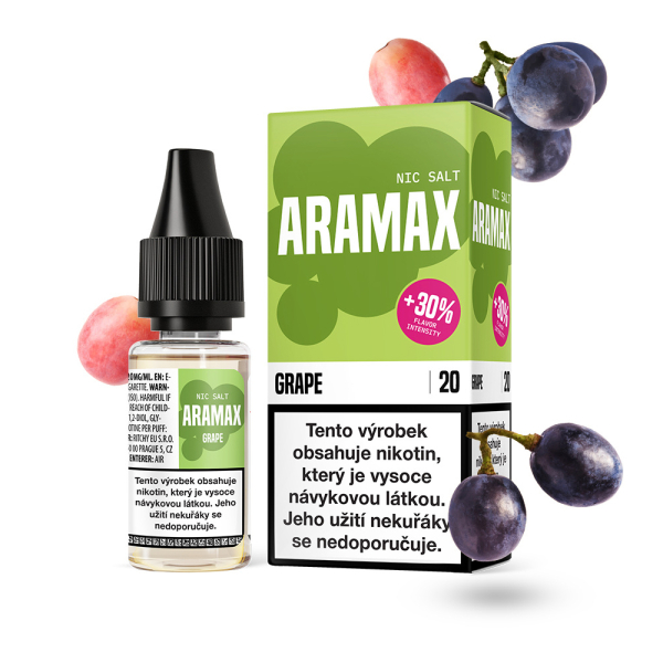 E-liquid Aramax Salt Grape - Hroznov&eacute; v&iacute;no