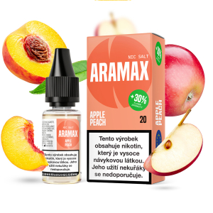 E-liquid Aramax Salt Apple Peach - Jablko, broskev