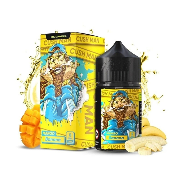 Příchuť Nasty Juice CushMan Mango Banana - Ledové mango, banán