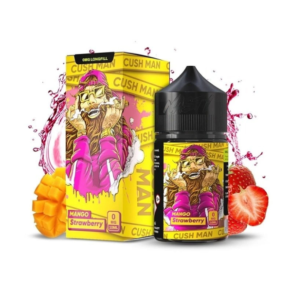 Příchuť Nasty Juice CushMan Mango Strawberry - Ledové mango, jahoda