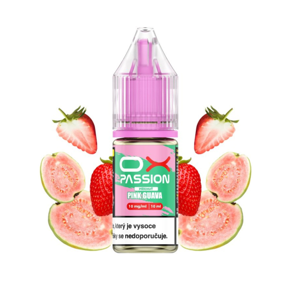 E-liquid OXVA Ox Passion Salts Pink Guava - Guava, jahoda
