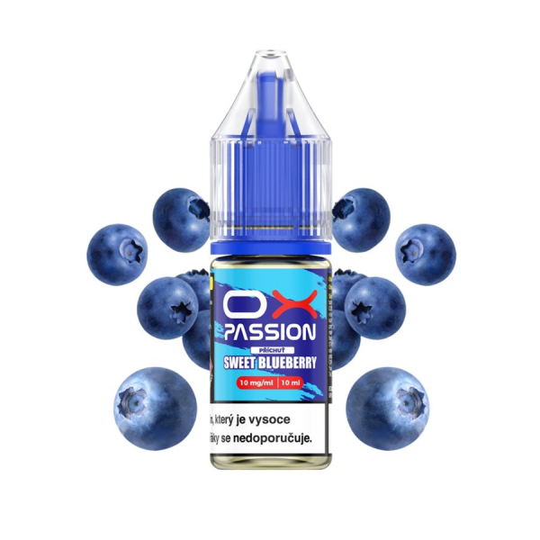 E-liquid OXVA Ox Passion Salts Sweet Blueberry - Sladká borůvka
