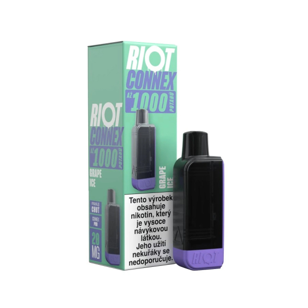 RIOT Connex 1000 cartridge Grape Ice - Ledové hroznové víno