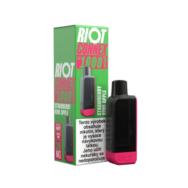 RIOT Connex 1000 cartridge Strawberry Kiwi Apple - Jahoda, kiwi, jablko