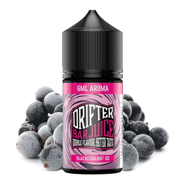 Příchuť Drifter Bar Juice Blackcurrant ICE  - Ledový černý rybíz (6 ml)
