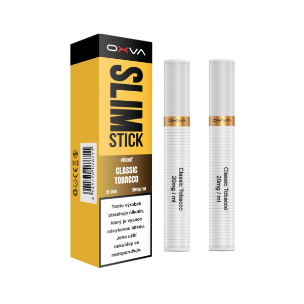 OXVA SlimStick Pods cartridge 2Pack Classic Tobacco - Klasick&yacute; tab&aacute;k (20 mg)