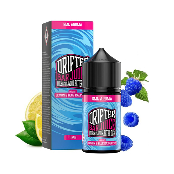 Př&iacute;chuť Drifter Bar Juice Lemon and Blue Raspberry - Citron, modr&aacute; malina (6 ml)